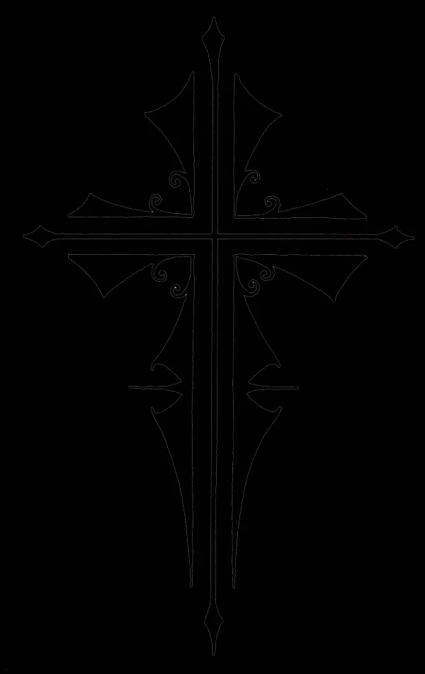 خال کوبی PNG صلیب
