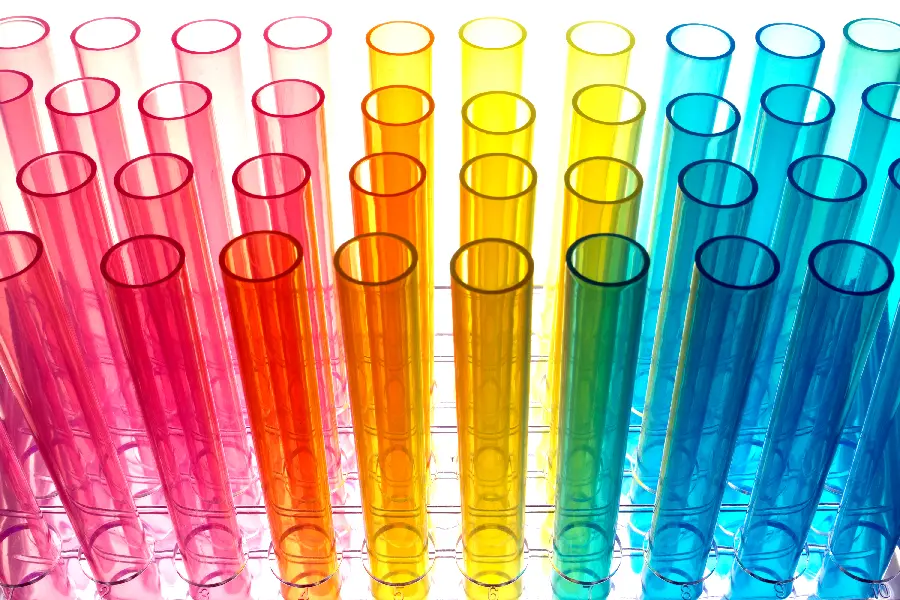بک گراند شیشه های رنگی آزمایشگاه