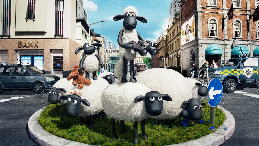 عکس انیمیشن گوسفندهای سفید کیفیت hd