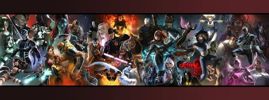 پس زمینه خفن و خوش کیفیت نمایشگر دوگانه Avengers
