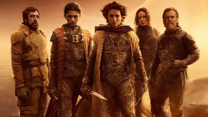 دانلود رایگان عکس از صحنه های جذاب فیلم تپه شنی یا Dune قسمت 2