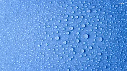 قطرات آب روی بک گراند آبی با کیفیت بالا و رایگان تصویر انتزاعی