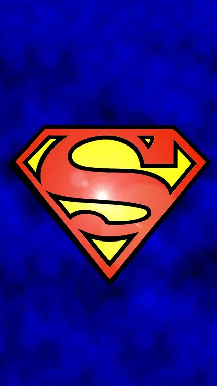 لوگوی سوپرمن برای تصویر زمینه گوشی موبایل