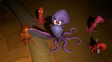 عکس هشت پا ترسناک