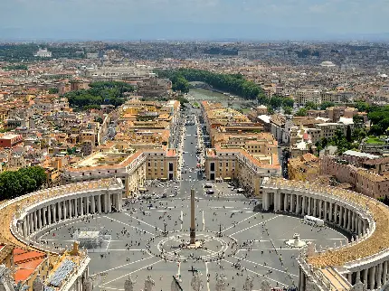 کشور واتیکان در قلب شهر رم عکس برای دانلود
