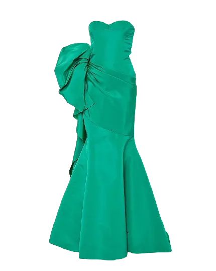 عکس لباس مجلسی سبز رنگ