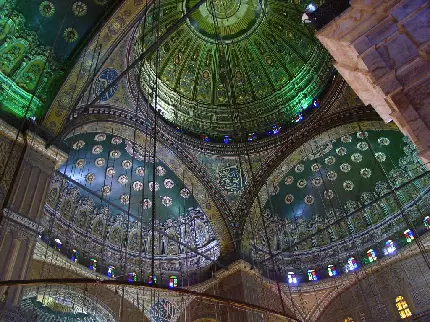 تصویر گنبد سه تایی در هندسی معماری اسلامی