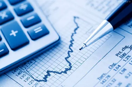 عکس حسابداری Accounting و رسم نمودار به کمک ماشین حساب 