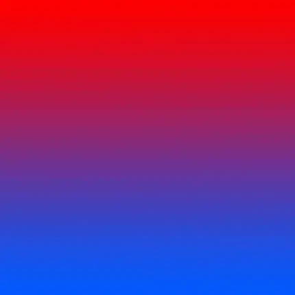 تصویر ترکیب رنگ قرمز با آبی با شیب کم