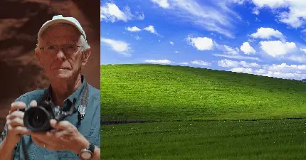 تصویر عکاس تصویر زمینه مشهور ویندوز XP