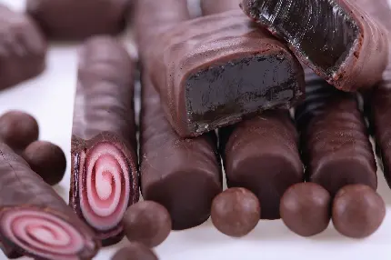 دانلود عکس انواع شکلات کاکائویی