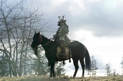 عکس لرد یوشی توراناگا سوار بر اسب در سریال شوگان Shogun