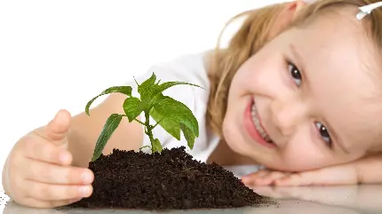 عکس کاشت درخت برای بچه ها
