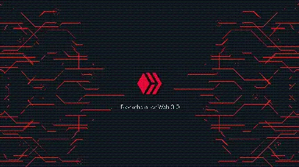 تصویر زمینه blockchain for Web3.0 با تم رنگی قرمز مشکی
