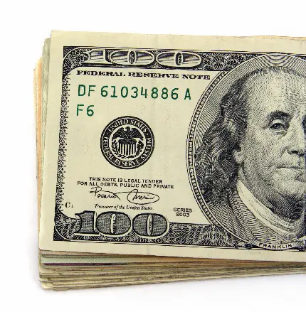 بک گراند اسکناس دلار آمریکا