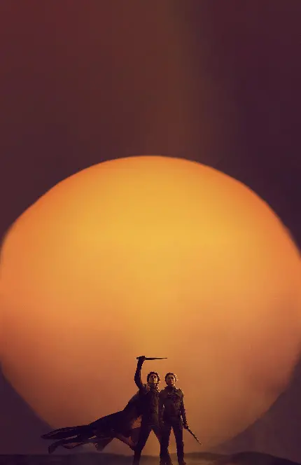تصویر زمینه برای تلوزیون های هوشمند با طرح فیلم Dune قسمت 2