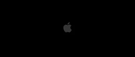 عکس مشکی ساده با طرح سیب اپل
