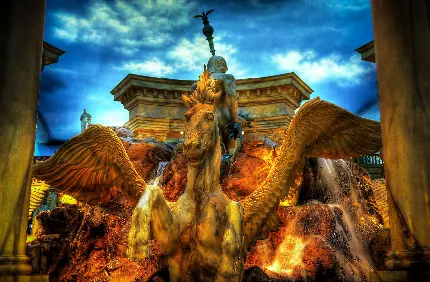 تصویر مجسمه کاخ سزار در لاس وگاس