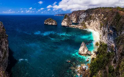 تصویر ساحل طبیعت بالی اندونزی