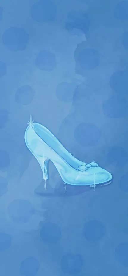 نقاشی ساده از کفش سیندرلا