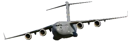 عکس هواپیمای باربری نظامی بزرگ بدون پس زمینه
