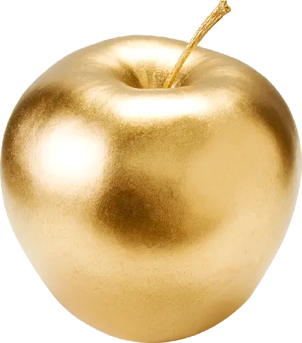 دانلود تصویر PNG تک سیب طلایی با کیفیت بالا