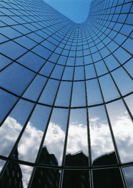 عکس طراحی شیشه ای برج و ساختمان