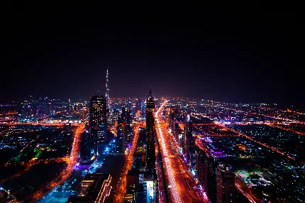 نمای شهر دبی با کیفیت بالای 6K