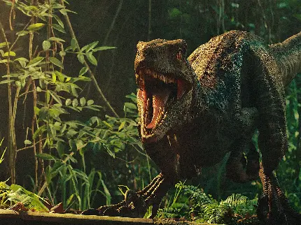 دایناسور در جنگل‌های گرمسیری عکس با کیفیت بالا