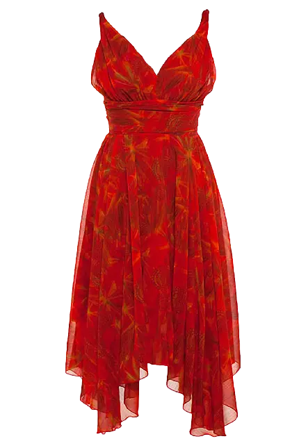 لباس مجلسی قرمز آتیشی کوتاه و لاکچری