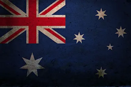 عکس با کیفیت از پرچم استرالیا
