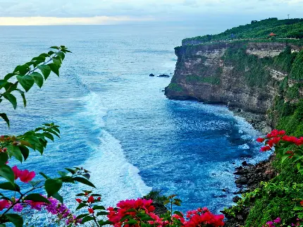 طبیعت بالی اندونزی تصویر ساحل با کیفیت بالا و رایگان