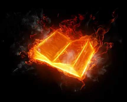 عکس کتاب آتش گرفته