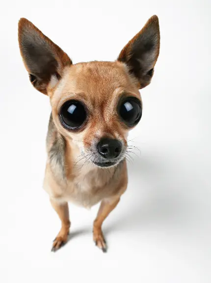 عکس سگ کوچک با چشم های درشت