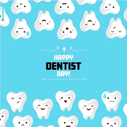 عکس تبریک روز دندانپزشک در تاریخ 6 مارس میلادی