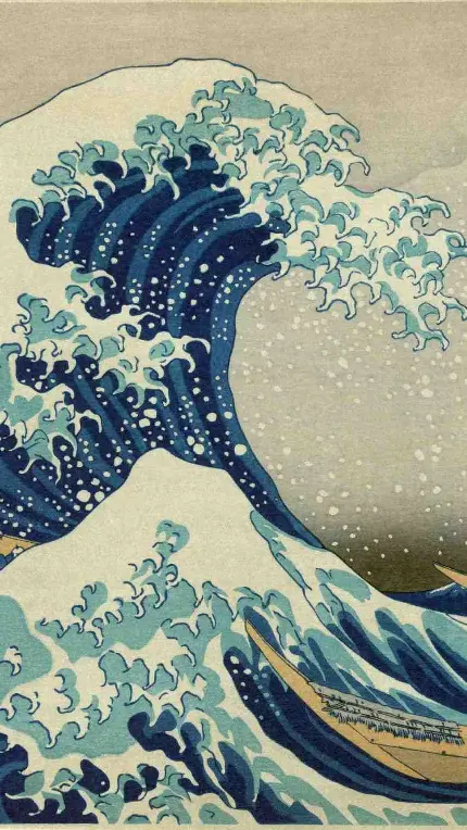 نقاشی موج آیفون