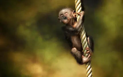 عکس میمون جنگلی با کیفیت 4k
