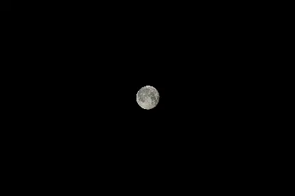 عکس مشکی خام با طرح ماه کامل و عکس مشکی با ماه