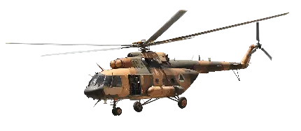 تصویر هلیکوپتر ارتشی بزرگ واقعی بدون پس زمینه و دوربریده شده png
