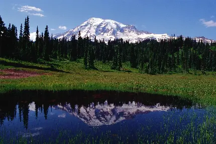 کوهستان زیبا در دنیای طبیعی