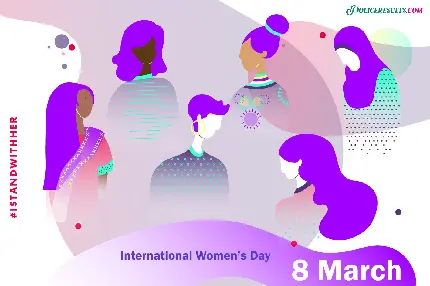 بک گراند روز جهانی زن در 8 مارس