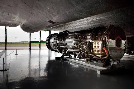 تصویر موتور جت برای والپیپر هوا فضا