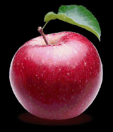 عکس واقعی سیب قرمز PNG