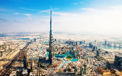 عکس بلندترین ساختمان دبی با کیفیت 6K