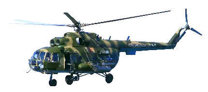 هلیکوپتر ارتشی بزرگ در حال پرواز واقعی بدون پس زمینه png