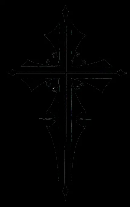 خال کوبی PNG صلیب