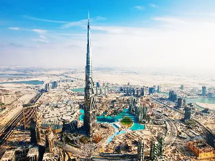 عکس برج خلیفه در دبی با کیفیت 6K