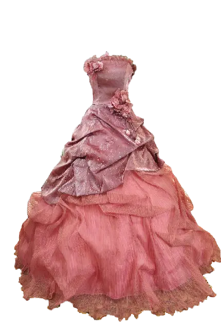 لباس مجلسی به رنگ هلویی مناسب مراسم عروسی