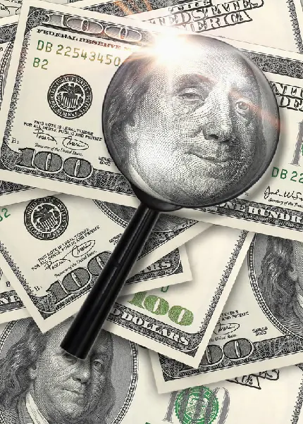 والپیپر اسکناس دلار آمریکا برای آیفون