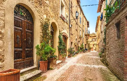 تصویر زیبا از خیابان‌های ایتالیا